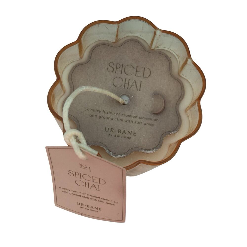 UR BANE by DW Home Spiced Chai Candle 7.8oz New Glass Jar Cinnamon Star Anise - Picture 3 of 6